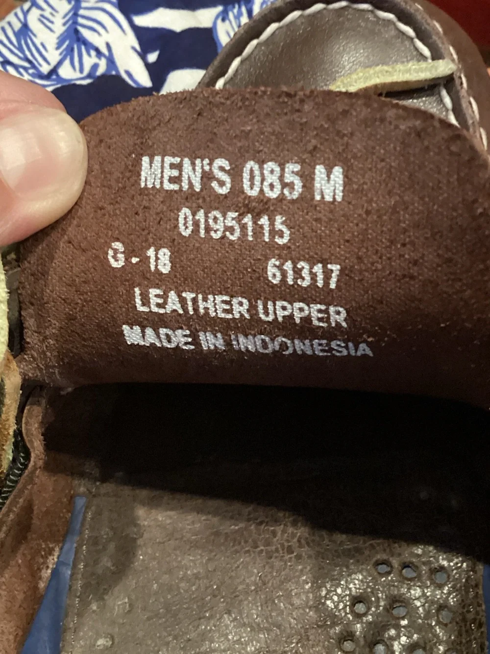 Sperry Brown Leather Moc Toe Boat Shoes with Cream Laces